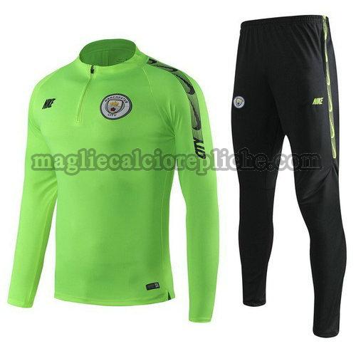 tute calcio manchester city 2019 2020 verde nero