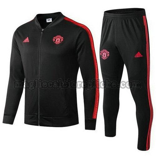 tute calcio manchester united 2019-20 rosso nero