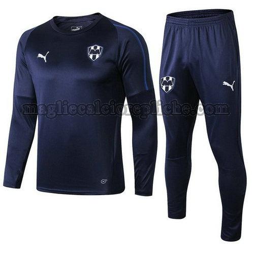 tute calcio monterrey 2018-2019 blu