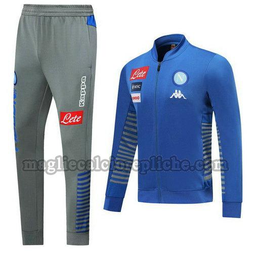 tute calcio napoli 2019-2020 grigio blu