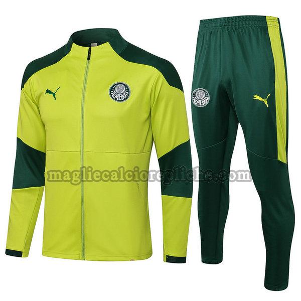 tute calcio palmeiras 2021 22 completo giallo