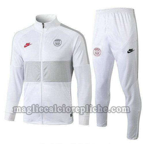 tute calcio psg 19-20 bianco grigio