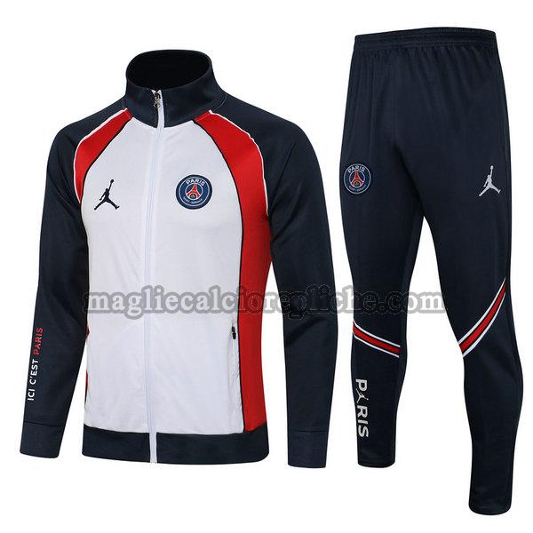 tute calcio psg 2021 2022 completo bianco nero rosso