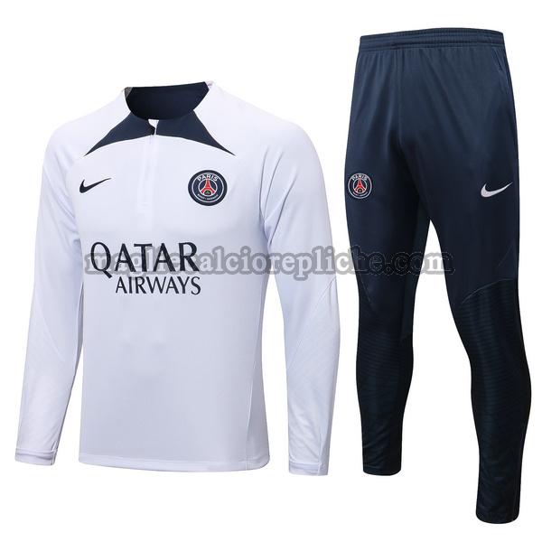 tute calcio psg 2022 2023 completo bianco blu