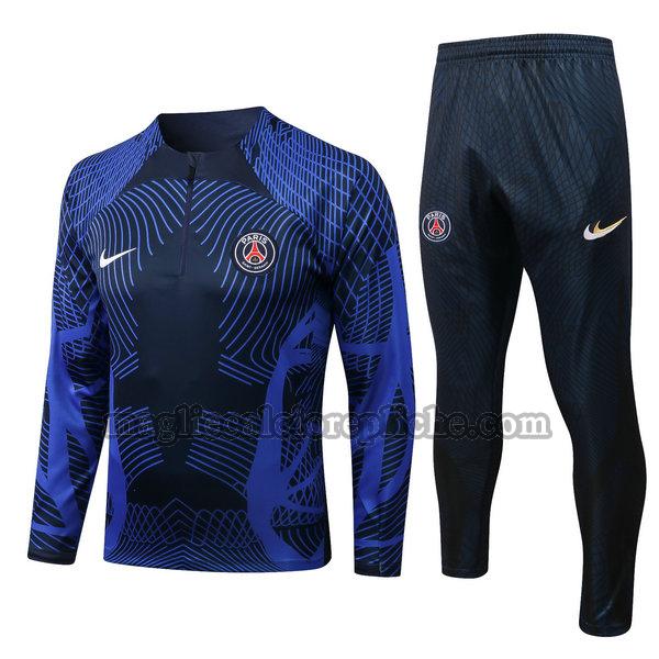 tute calcio psg 2022 23 completo blu