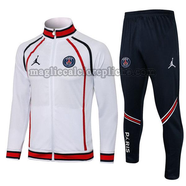 tute calcio psg 21 22 completo bianco