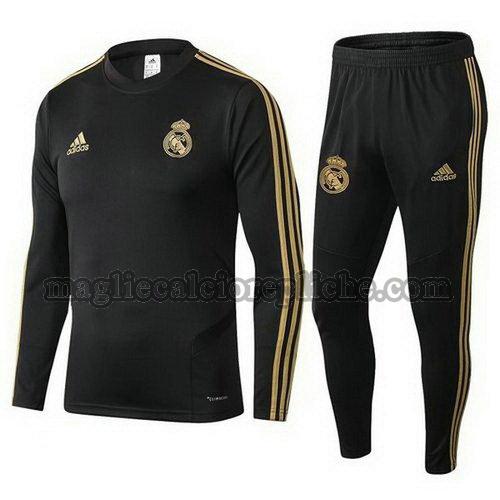 tute calcio real madrid 19 20 nero dorato