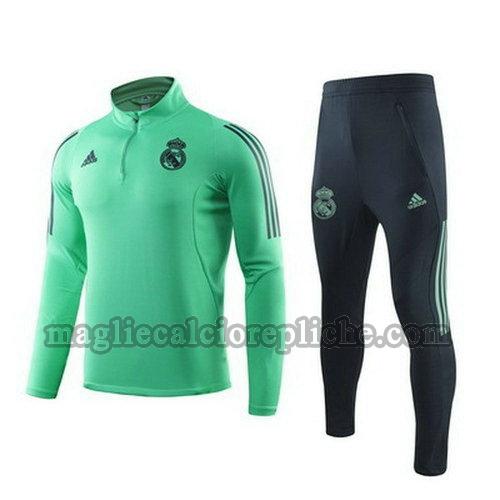 tute calcio real madrid 2019-2020 verde nero