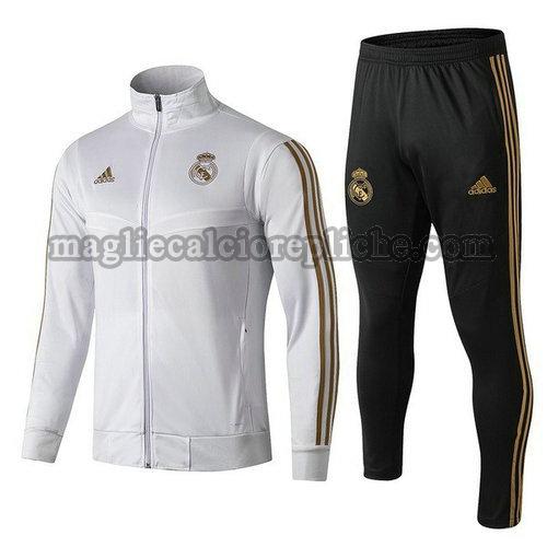 tute calcio real madrid 2019 20 bianco giallo