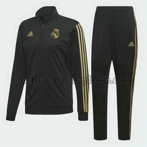 tute calcio real madrid 2020 nero giallo