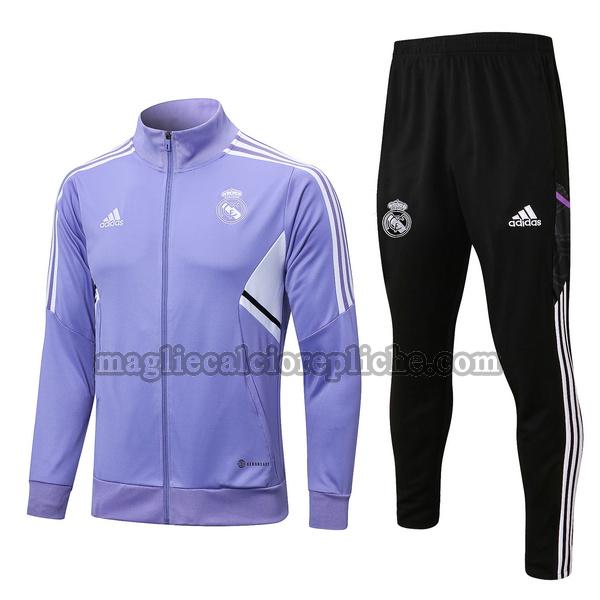 tute calcio real madrid 2022 2023 completo purple