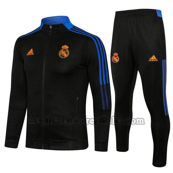 tute calcio real madrid 21 22 completo nero