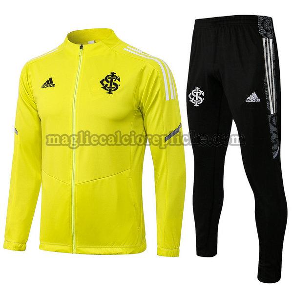 tute calcio sc internacional 2021 22 completo giallo