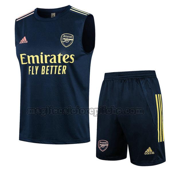 veste calcio arsenal 2021 2022 completo nero