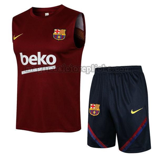 veste calcio barcellona 2021 2022 completo rosso