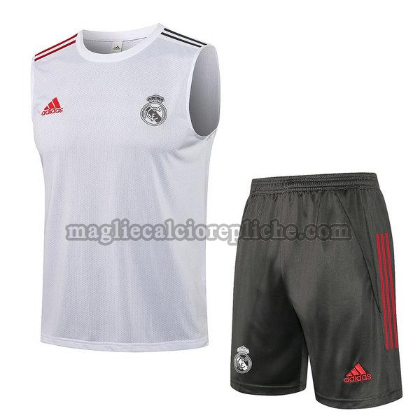 veste calcio real madrid 2021 2022 completo bianco