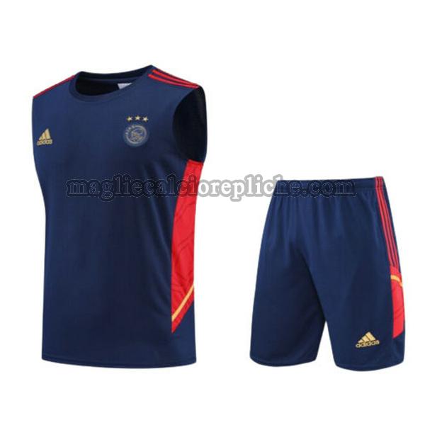 vests calcio ajax 2022 2023 completo blu