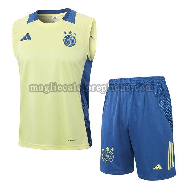 vests calcio ajax 2024 2025 completo giallo