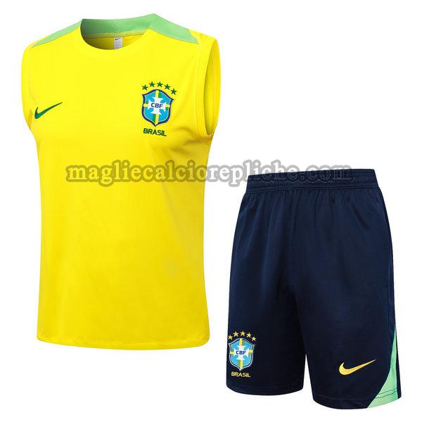 vests calcio brasile 2024 season completo giallo