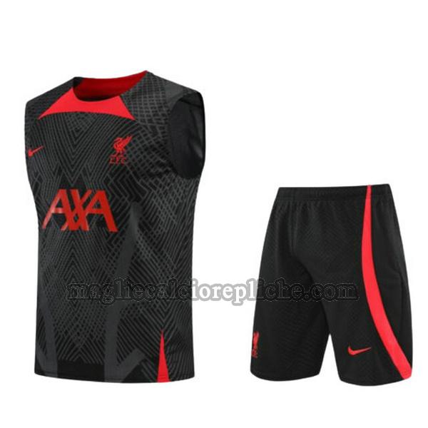 vests calcio liverpool 2022 23 completo nero