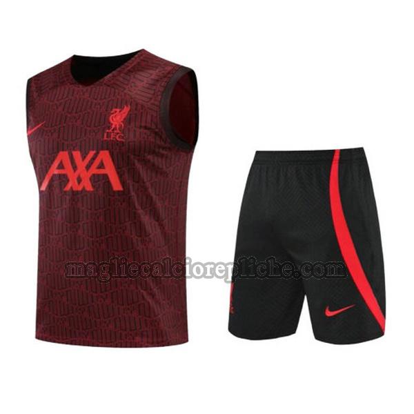 vests calcio liverpool 2022 23 completo rosso