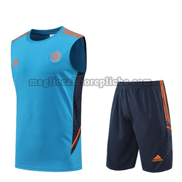 vests calcio manchester united 2022 23 blu