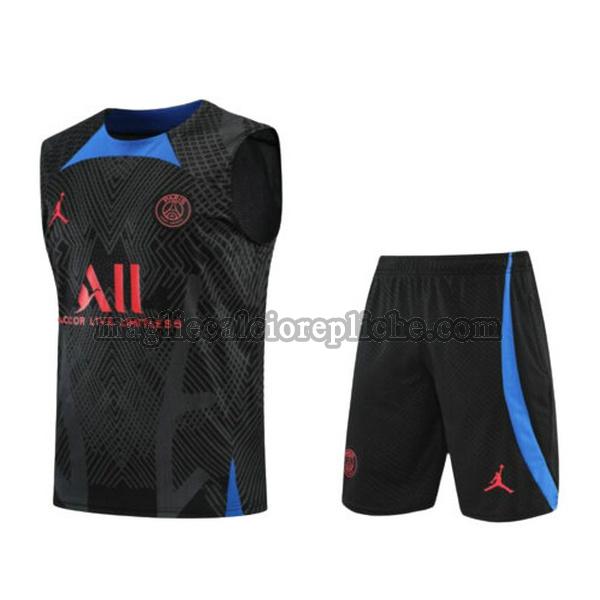 vests calcio psg 2022 2023 completo nero