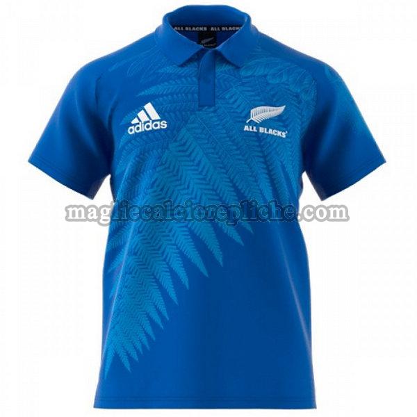 y3 anthem polo maglie calcio all blacks 2019 blu